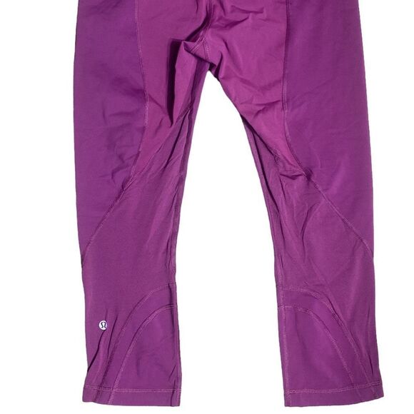 Lululemon run: inspire crop II dashing purple/ace spot jeweled magenta 8 - Picture 12 of 15